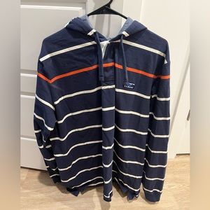 Men’s LL Bean Varsity Henley Long Sleeve shirt